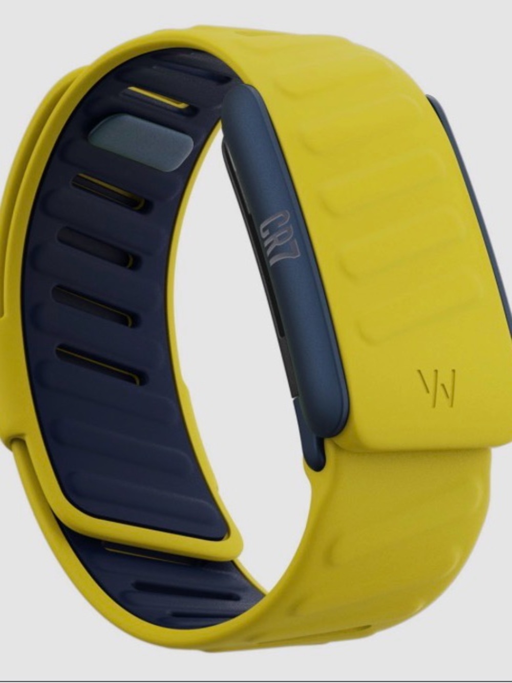 Whoop 5.0 Band Cristiano Ronaldo Band Yellow & Navy Silicone Sport Watch Band